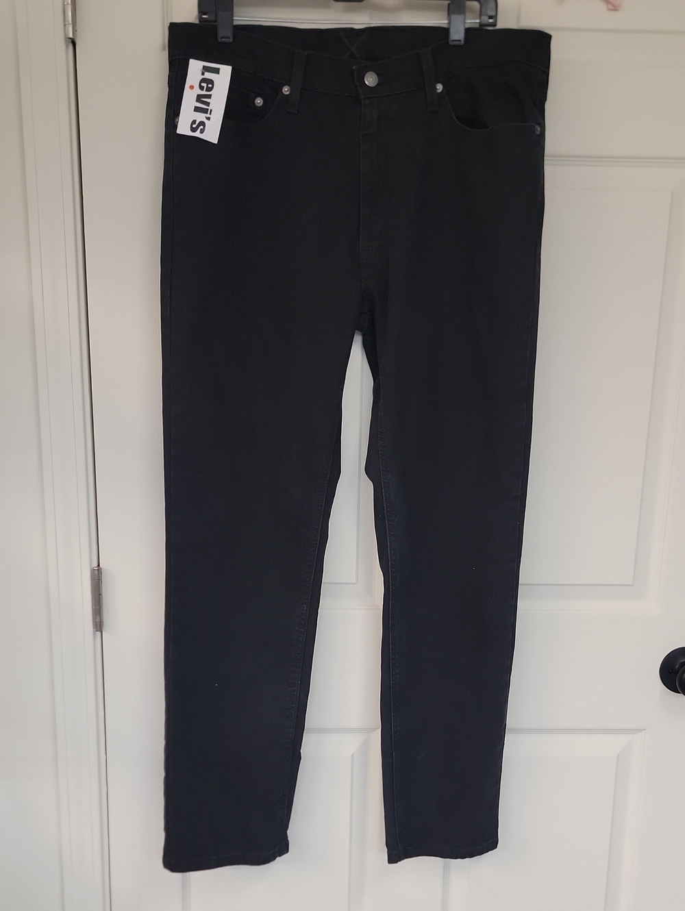 Levi's Men’s Black Slim Straight Jeans